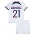 Maillot de foot Paris Saint-Germain Lucas Hernandez #21 Extérieur vêtements enfant 2023-24 Manches Courtes (+ pantalon court)